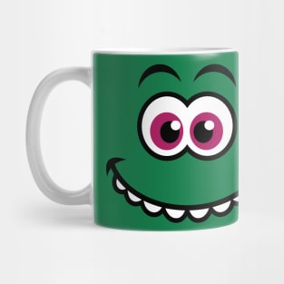 Dinosaur Smiley Face Mug